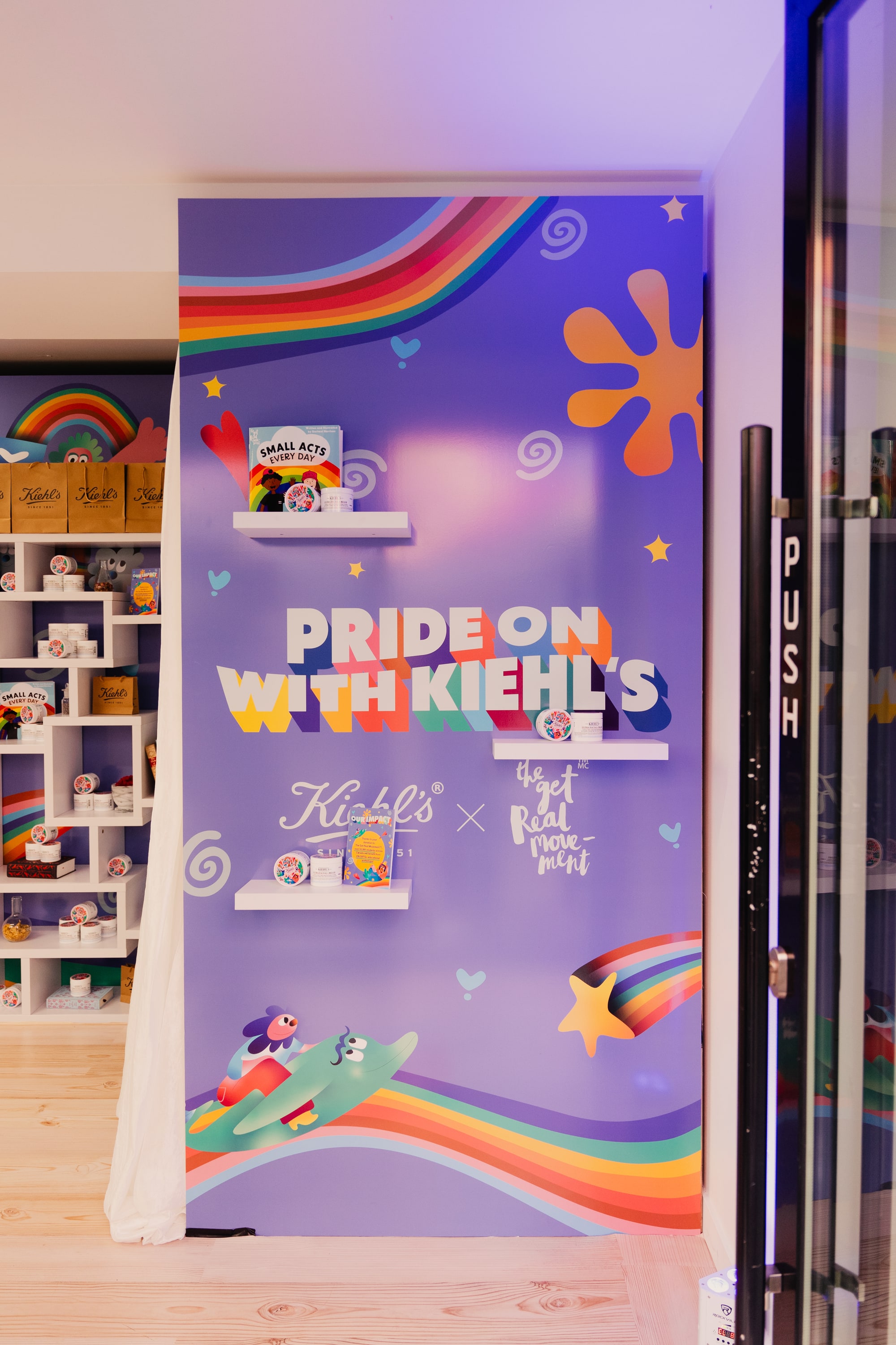 The pop-up at Stackt Market, Toronto.