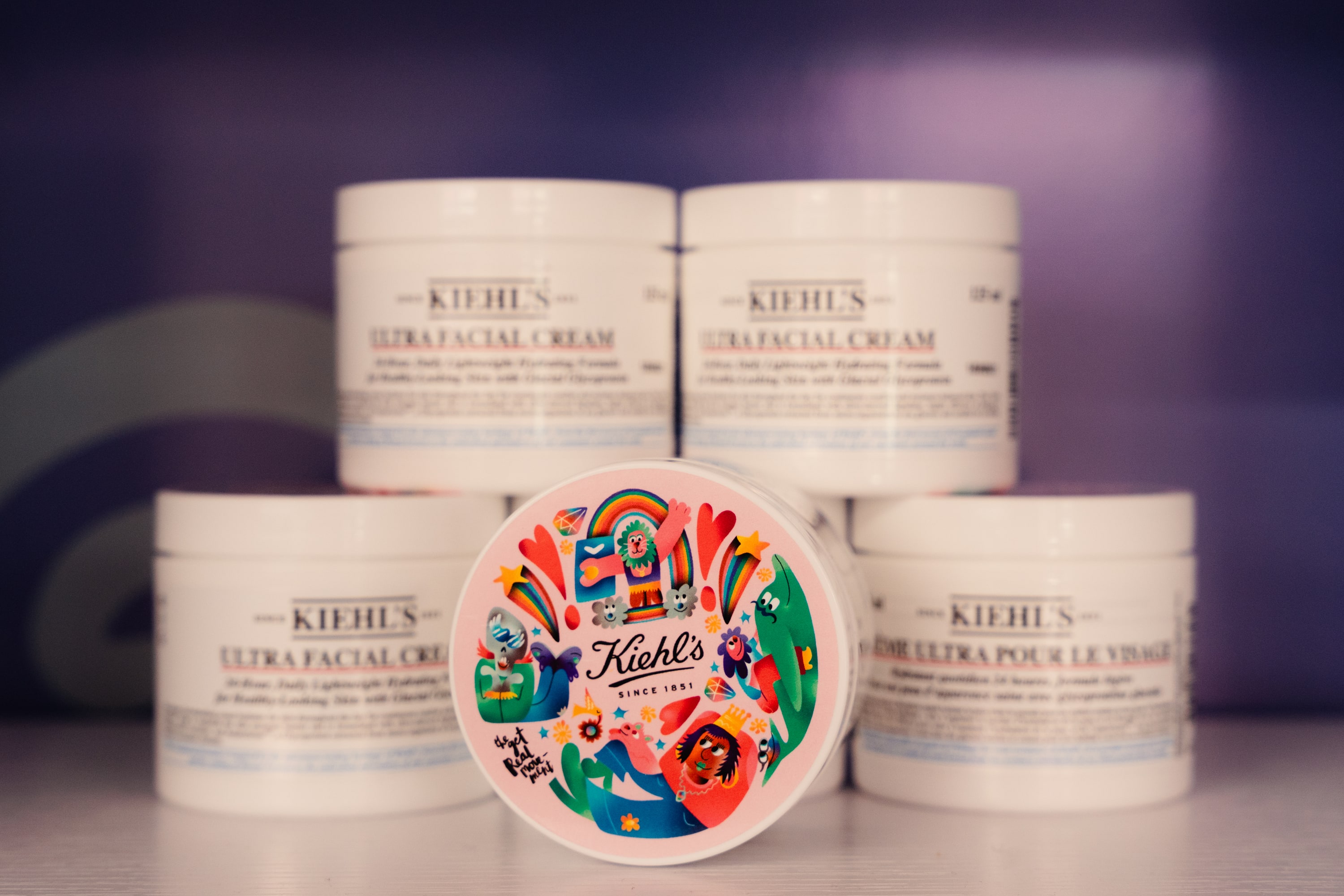 The special-edition jar beside the classic Ultra Facial Cream.