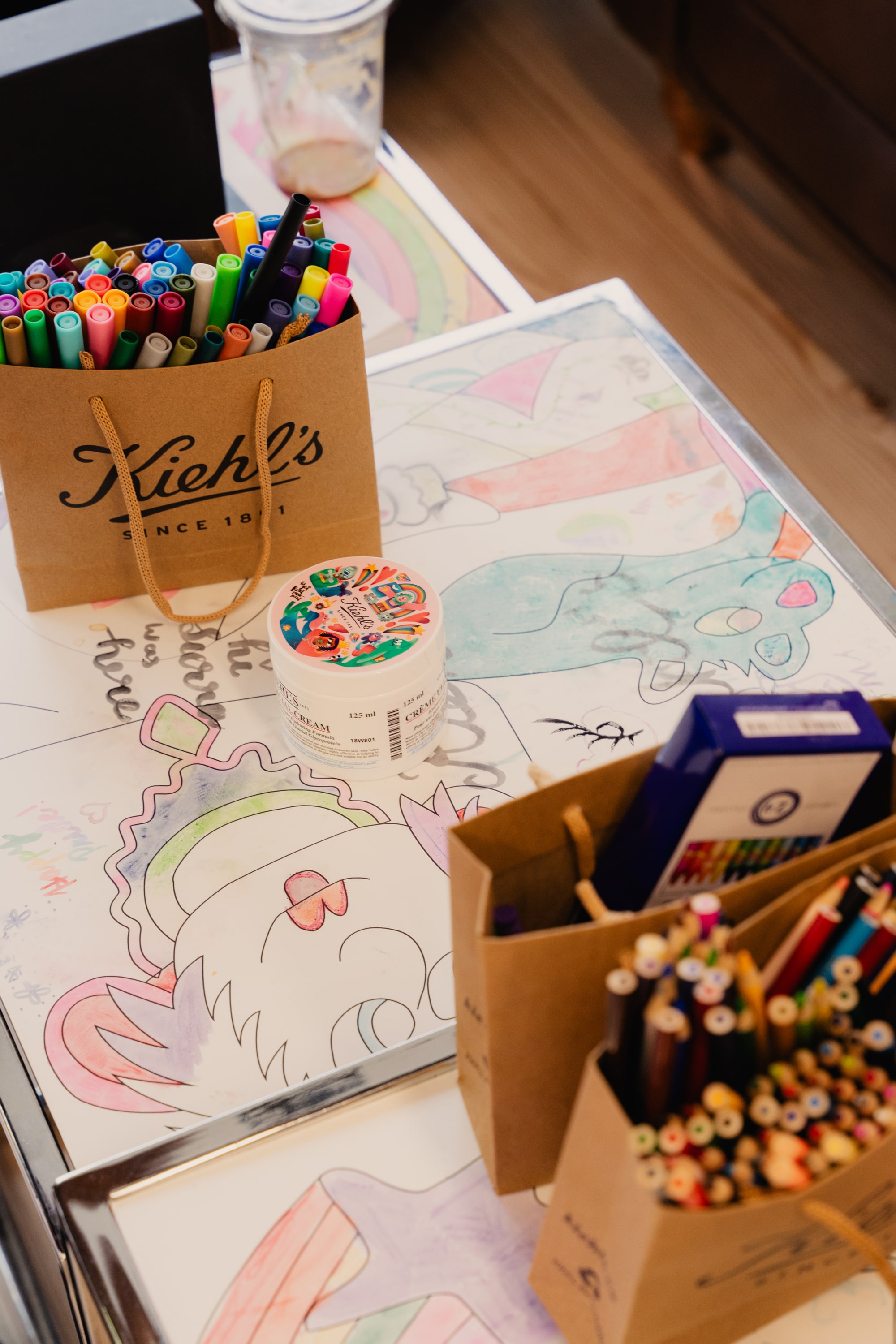 Colouring sheets for the workshops.